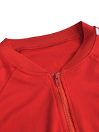 Two Pieces Sideline Long Sleeve Jacket Skirt Set