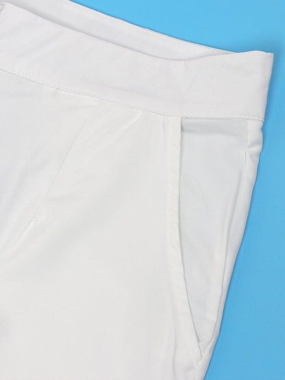 Two Piece One-Shoulder Floral Print Pants Set