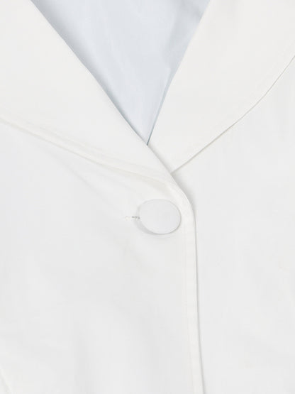 Sleeveless Solid Color Asymmetrical Romper