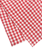 Bow Tie Print Top Denim Plaid Wide-Leg Pants Sets