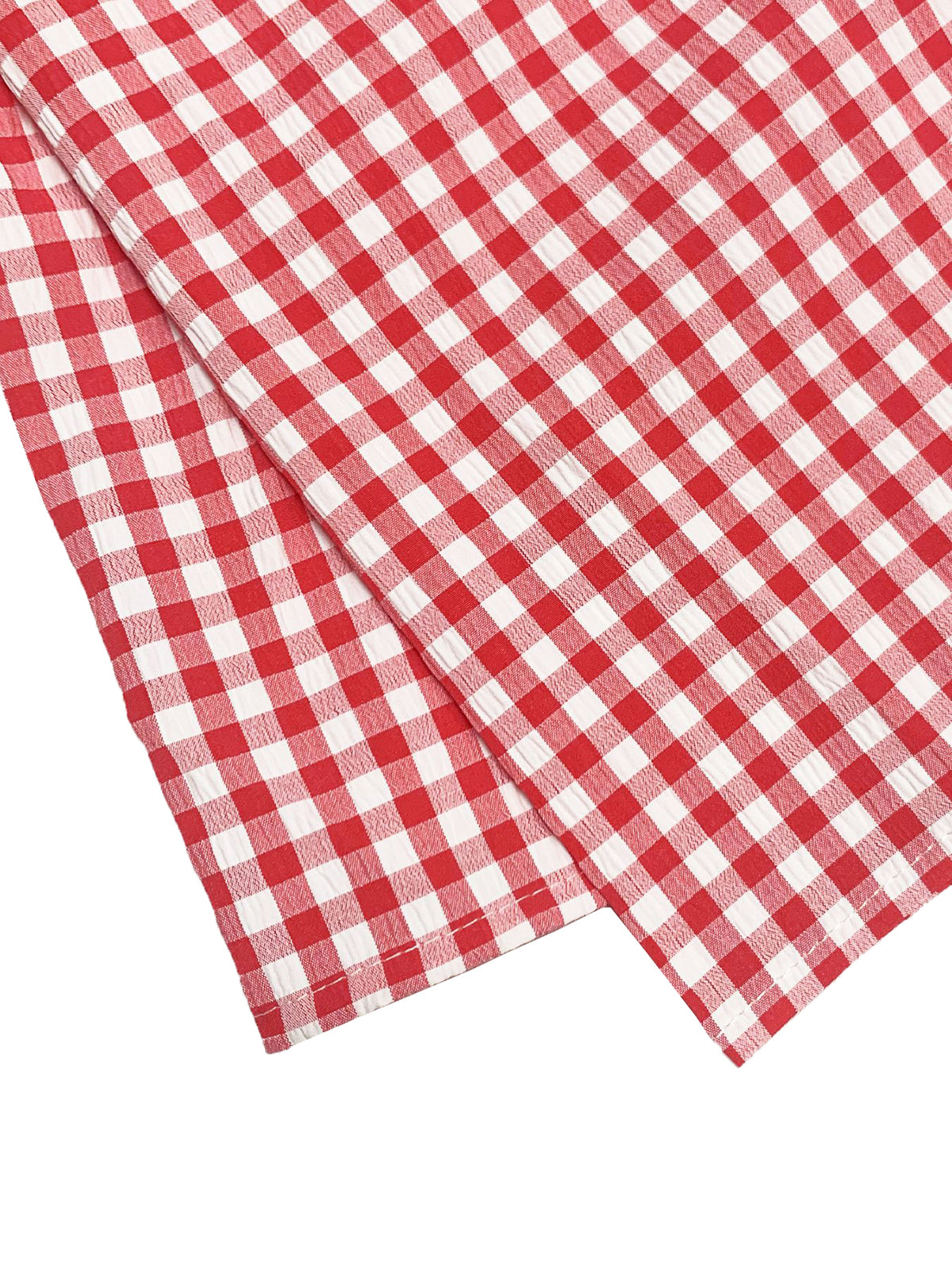 Bow Tie Print Top Denim Plaid Wide-Leg Pants Sets