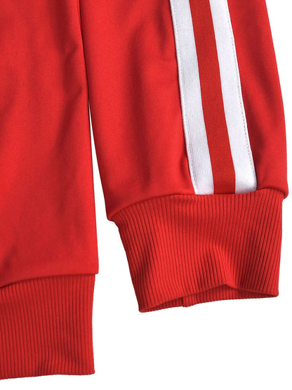 Two Pieces Sideline Long Sleeve Jacket Skirt Set