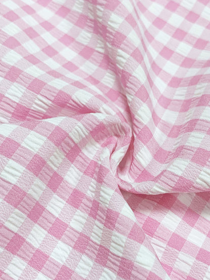 Bow Tie Print Top Denim Plaid Wide-Leg Pants Sets