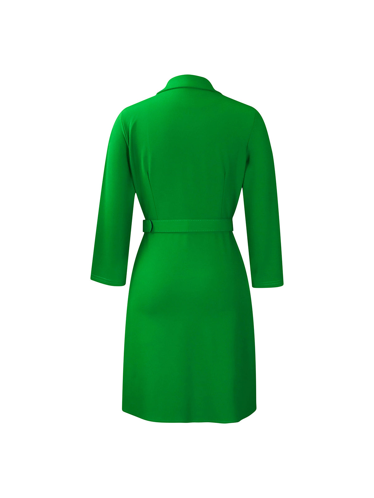 Belted Blazer Pleated Midi Dress