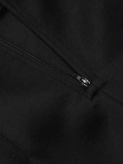 V Neck Backless Rhinestone Party Dress