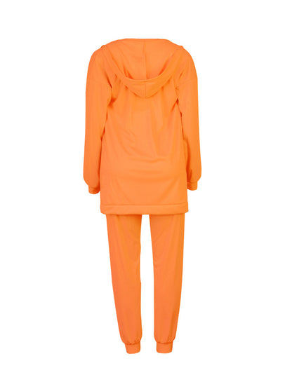 Three Piece Crop Top Jacket Jogger Set