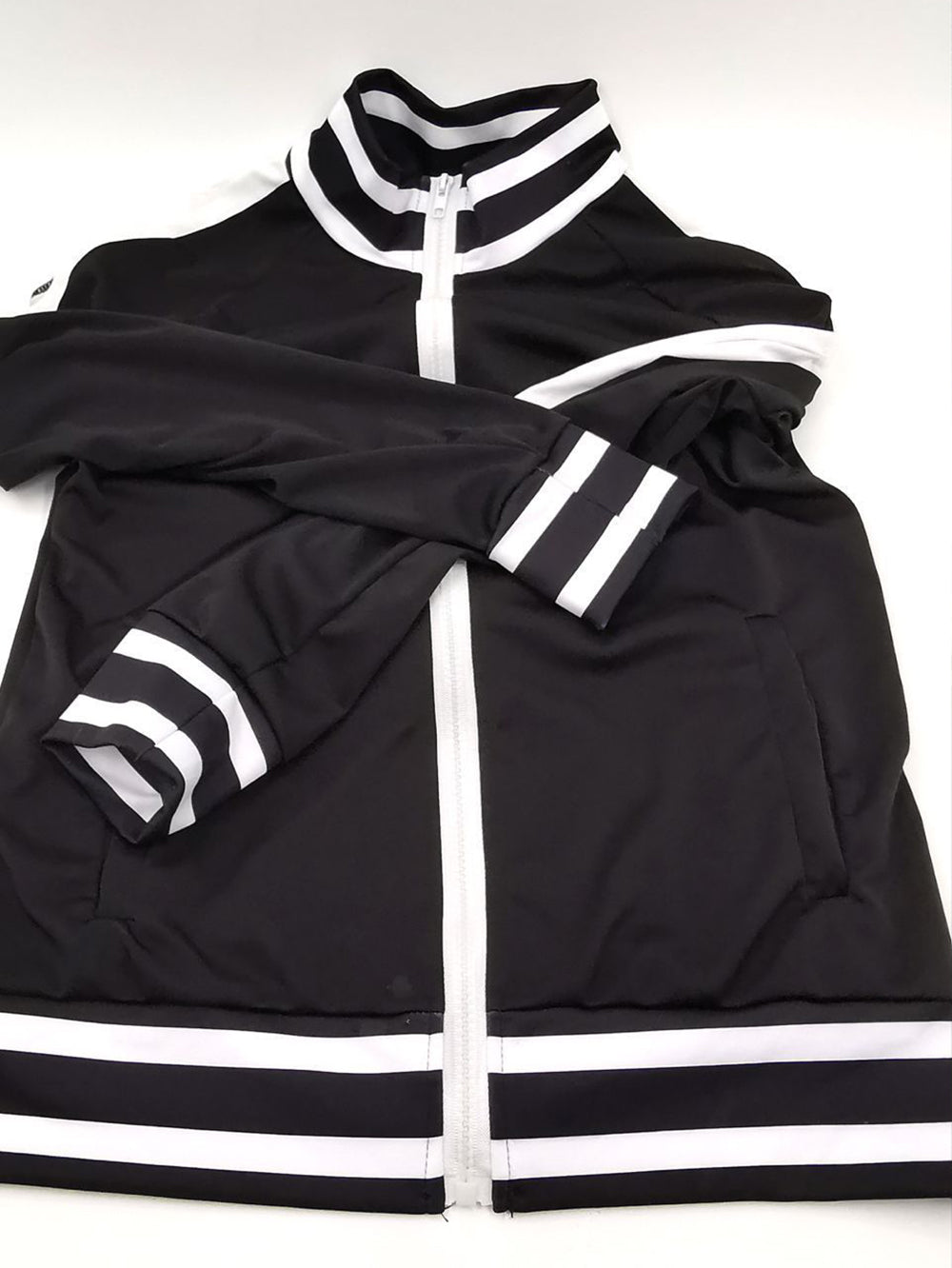 Cold Shoulder Zip-Up Pants Sets