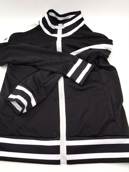 Cold Shoulder Zip-Up Pants Sets