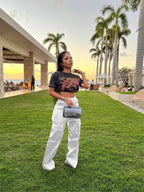 High Wasited Wide Leg Pants with Pockets