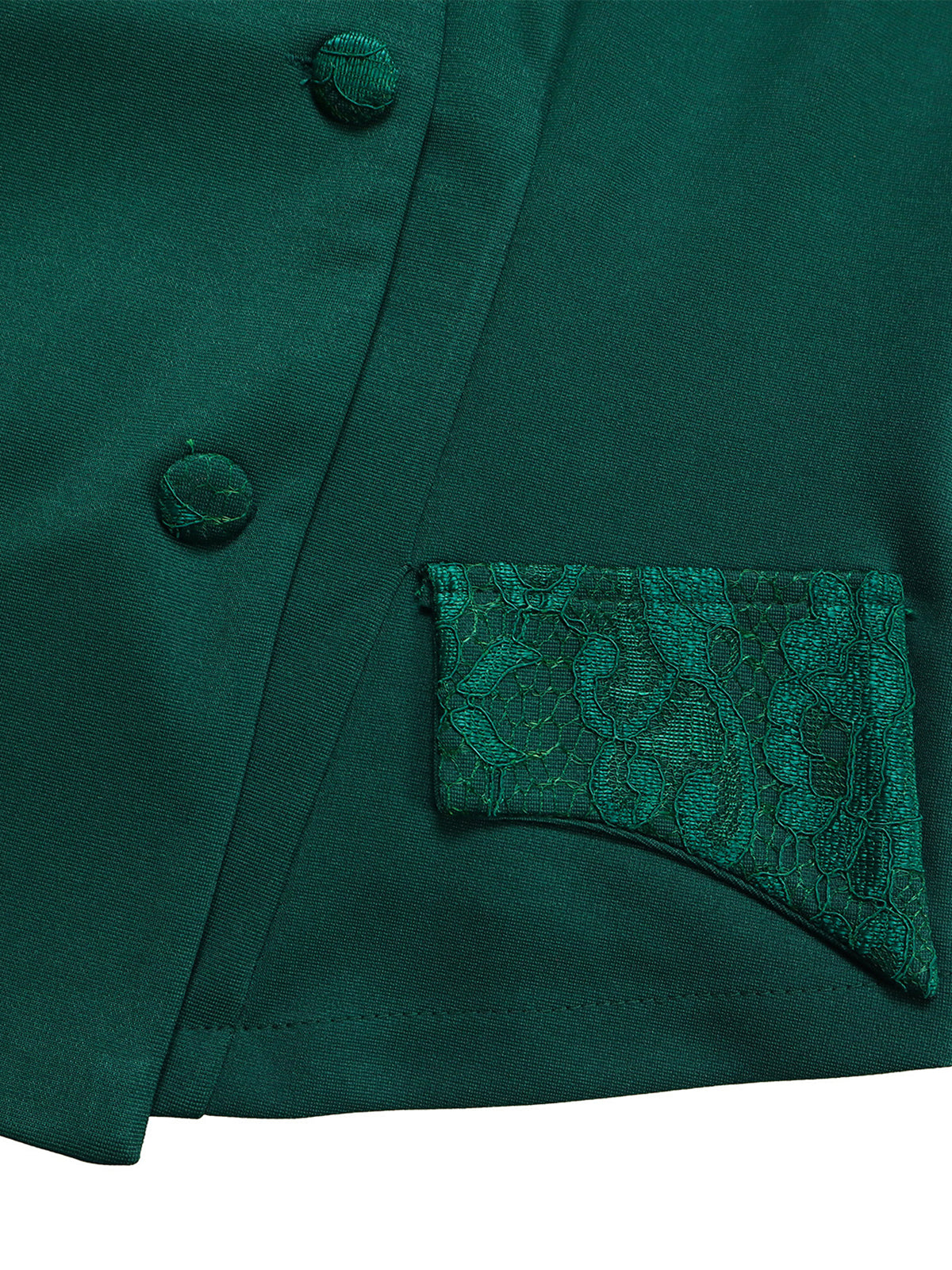 Elegant Lace Top Pencil Skirt Set