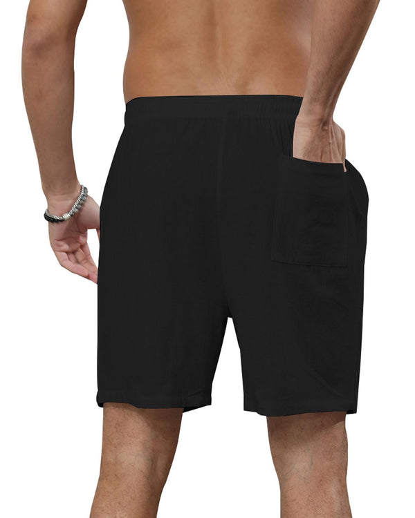 Men's Drawstring Beach Flat Front Shorts