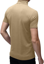 Tops ajustados de manga corta para hombre