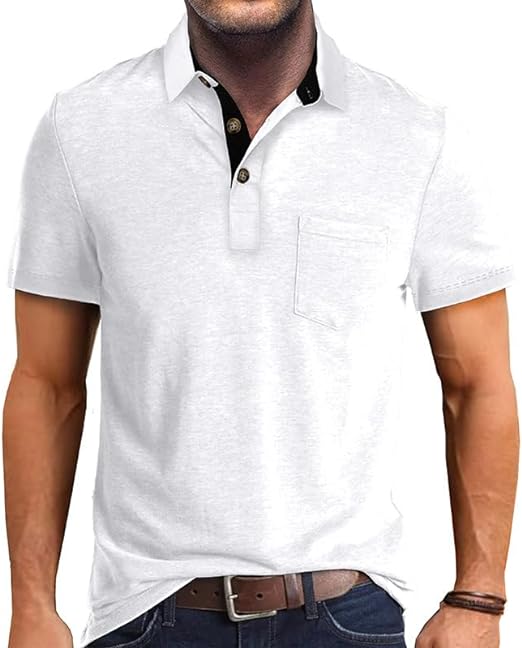 Polos de manga corta para hombre