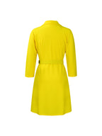 Belted Blazer Pleated Midi Dress