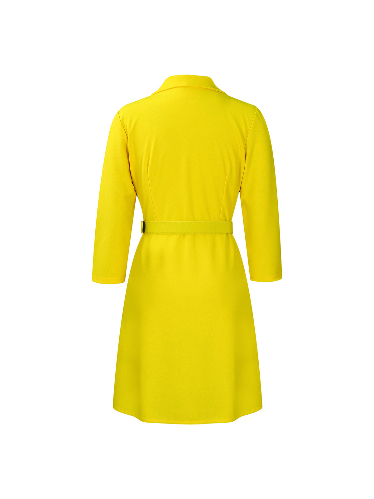 Belted Blazer Pleated Midi Dress