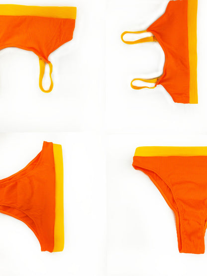 Camisetas sin mangas de dos piezas y trajes de baño breves