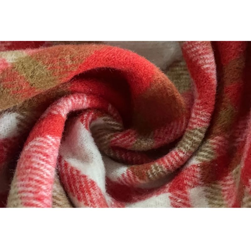 Camisas a cuadros de lana de talla grande