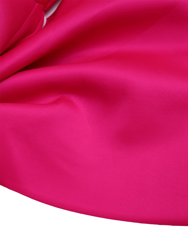 Bow Tie Slit Maxi Dress