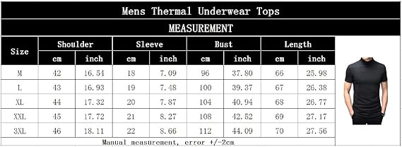 Tops ajustados de manga corta para hombre