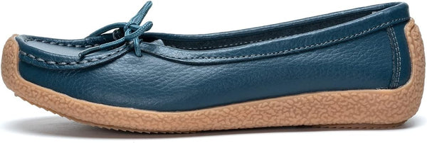Slip On Leather Loafer Deck Boat Shoes