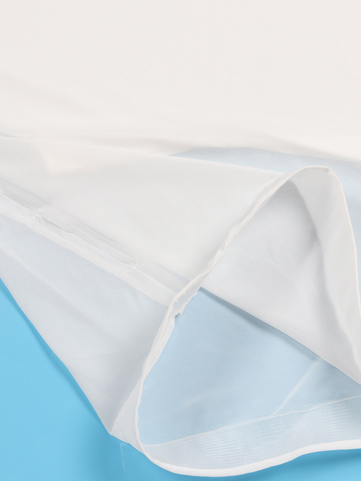 Solid Chiffon Cape Overlay Dress