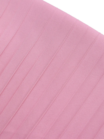 Chain Halter Backless Pleated Jumpsuit