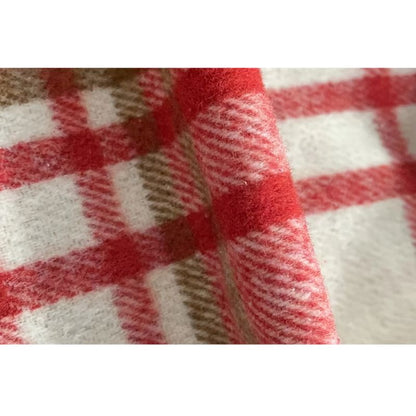 Camisas a cuadros de lana de talla grande