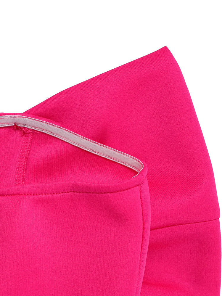 Tops de tubo con nudo de lazo y hombros descubiertos