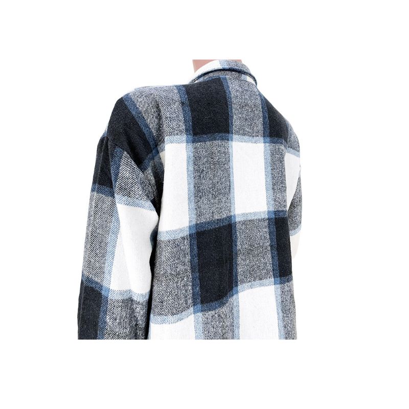 Camisas a cuadros con bolsillo de parche