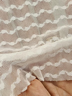 Two Piece Mesh Lace Tube Top Pants Sets