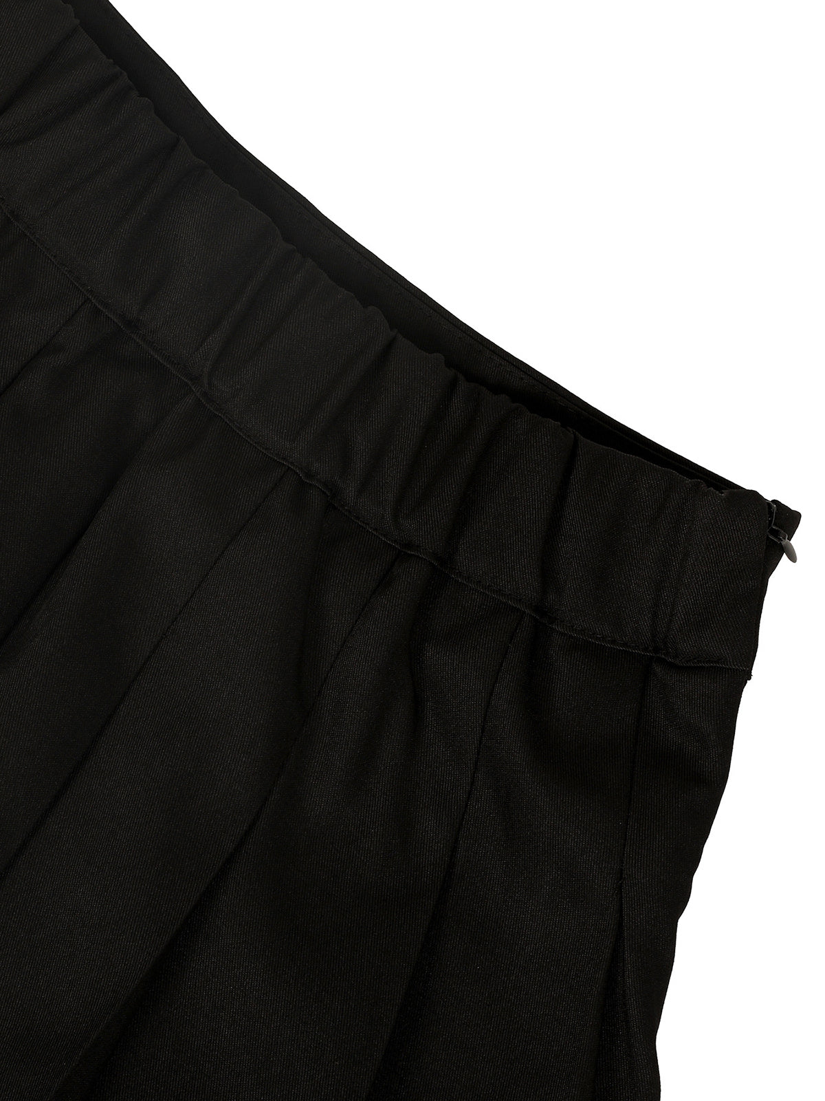 Two-Piece Blazer Shirt Collar Pleated Skirt Set