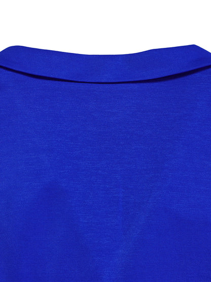 Tailored Lapel Peplum Blazer Pants Set