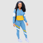 Color Contrast Casual Set