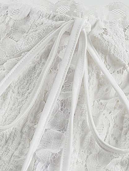 Off Shoulder Lace Maxi Dress