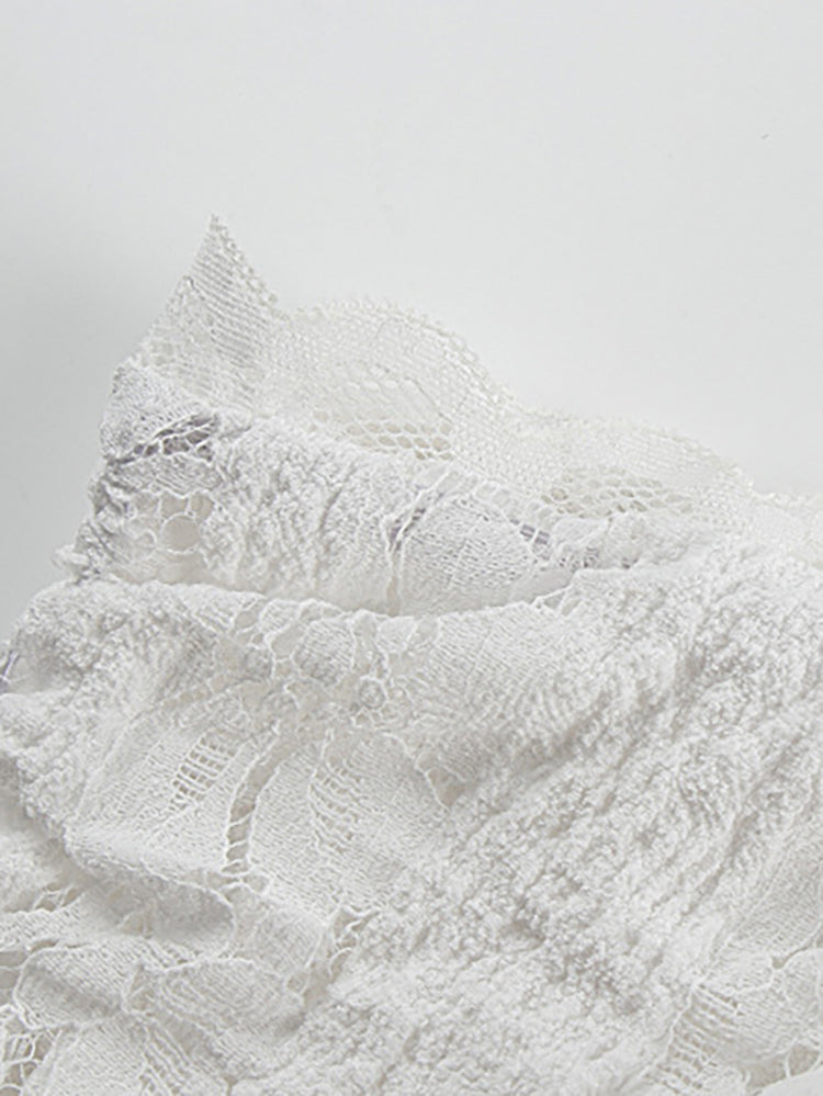 Off Shoulder Lace Maxi Dress