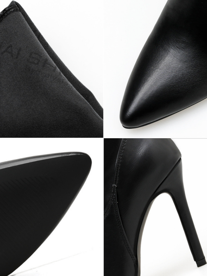 Elegant Thigh High Stiletto Boots