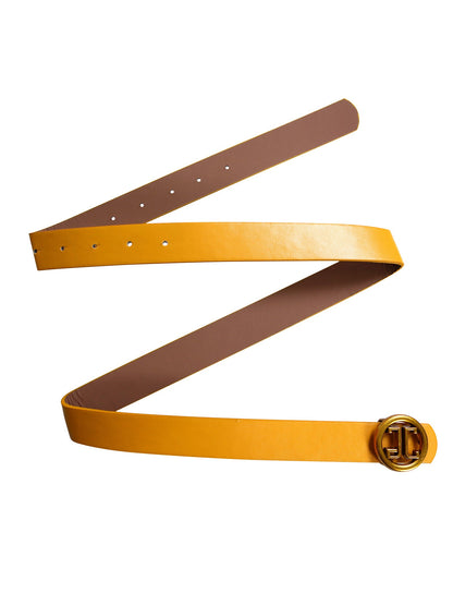 Puff Sleeve Belted A-Line Midi Dress