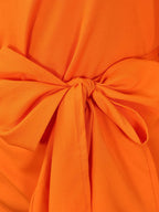 Off-Shoulder Puff Sleeve V-Neck Blouse