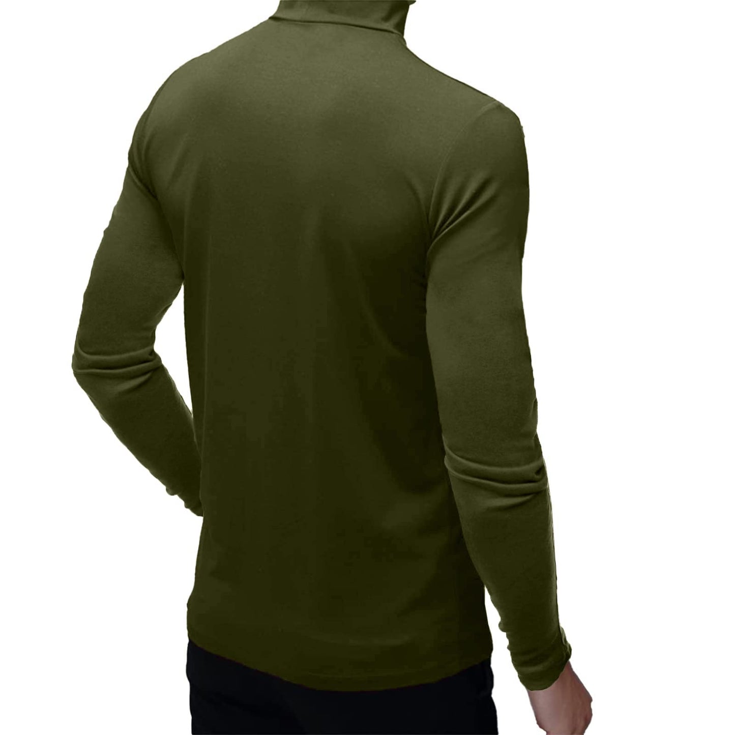 Mens Long Sleeve Turtleneck Tops