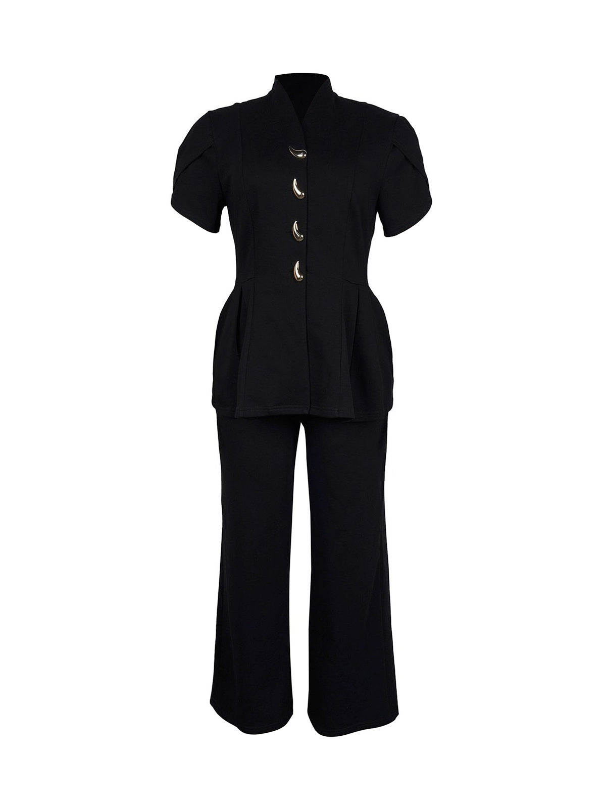 Puff Sleeve Top Pants Set