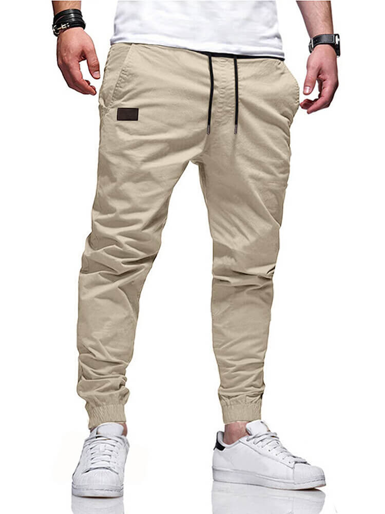 Drawstring Elastic Waist Jogger Pants | Mens Pants | Saledress – SALEDRESS