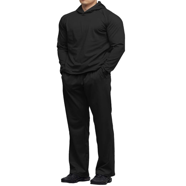 Mens Two Piece Hoodie Sweatsuit Sets