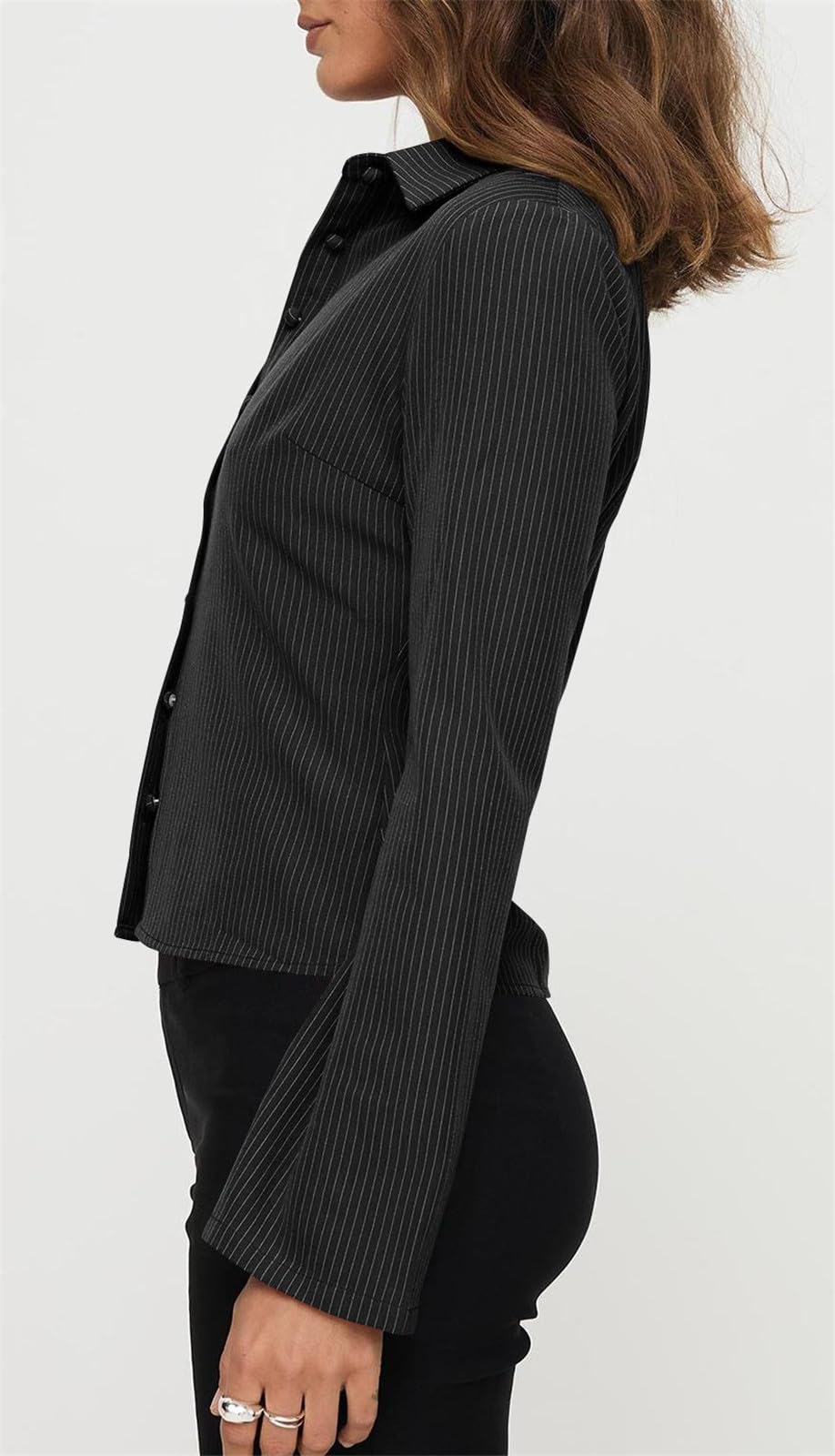 Button Down Long Sleeves Blouses