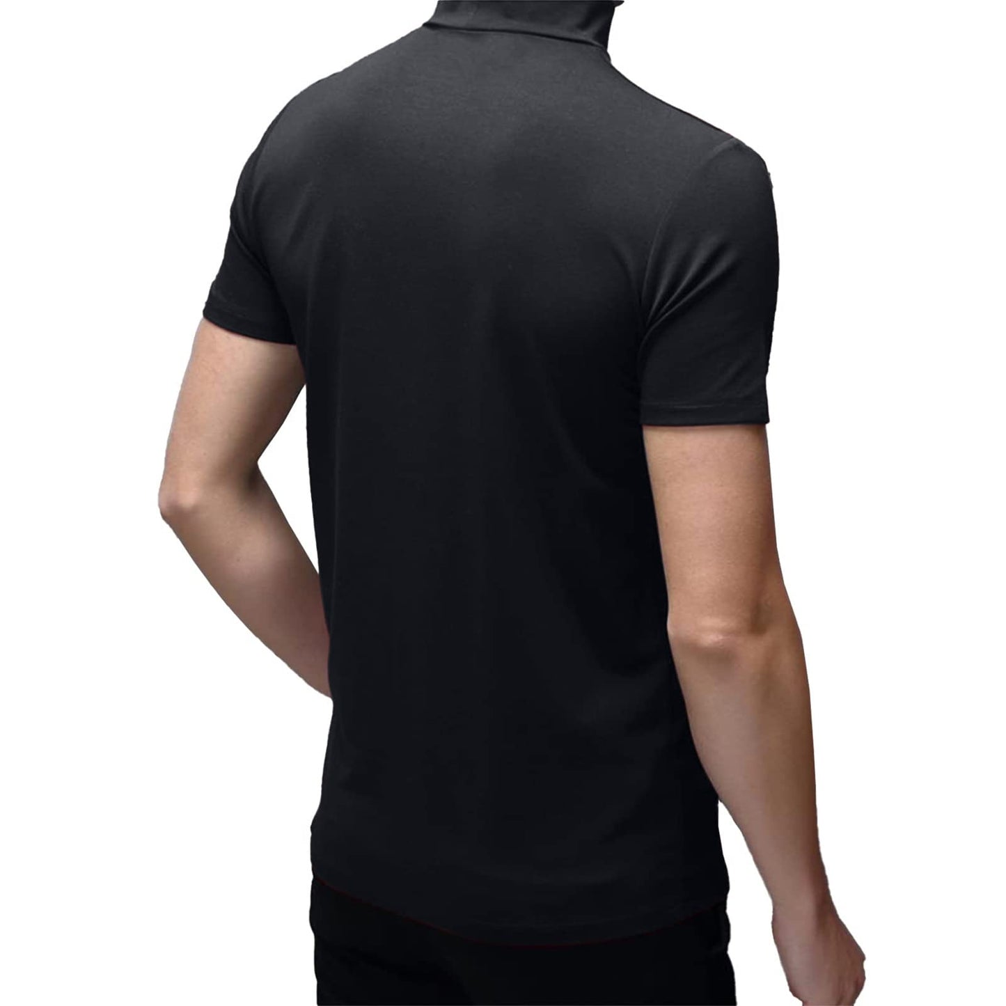 Mens Short Sleeve Turtleneck Tops