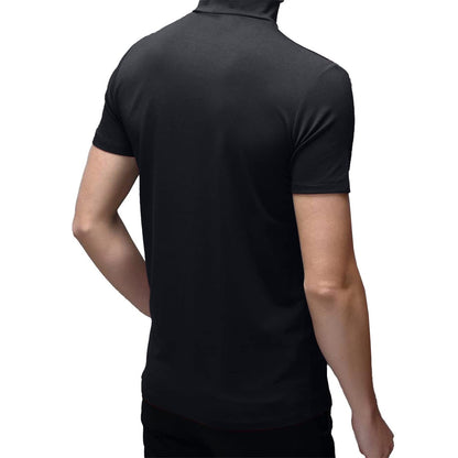 Mens Short Sleeve Turtleneck Tops