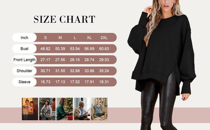 Crew Neck Long Sleeve Pullover Top