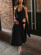 2 Piece Beach Maxi Skirt Sets