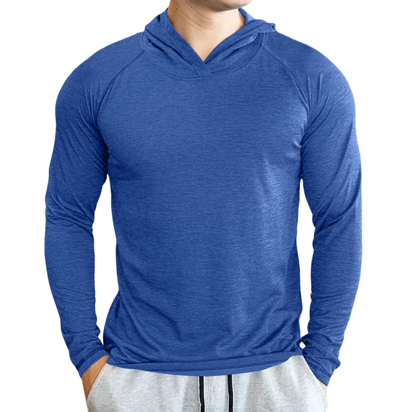 Mens Workout Slim FIt Pullover