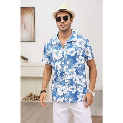 Mens Floral Button Down Shirts