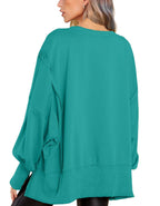 Crew Neck Long Sleeve Pullover Top